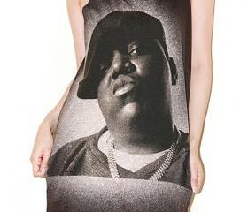 Biggie Smalls Hip Hop Rapper Charcoal Black Singlet Tank Top Sleeveless Shirt Women Music Indie Rock T-Shirt Size M
